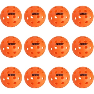 image:imageGSE Games amp Sports Expert 12Pack Outdoor Pickleball Balls Set USAPA Standard 40 Holes Pickle Balls Pickleballs Outdoor Competition Balls Ideal for All Skill Levels Several Colors AvailableOrange