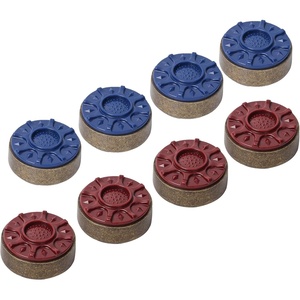 image:imageGSE Games amp Sports Expert 218 or 2516 Shuffleboard Pucks Set of 8 for Shuffleboard Table Accessories ChromeBronzeBronze  2516