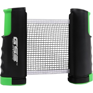 image:imageGSE Games amp Sports Expert Adjustable Retractable Ping Pong Net Set amp Post Professional Table Tennis Rackets and Balls Net with Posts and Storage Bag  Pingpong Paddle and Game Table Accessories  AdjustableBlack Net