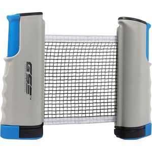 image:imageGSE Games amp Sports Expert Adjustable Retractable Ping Pong Net Set amp Post Professional Table Tennis Rackets and Balls Net with Posts and Storage Bag  Pingpong Paddle and Game Table Accessories  AdjustableGrey Net