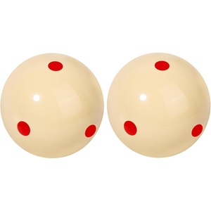 image:imageGSE Games amp Sports Expert Billiard Practice Training Cue Ball AAAGrade PRO Cup Standard Pool Billiard Cue Ball 6 oz 214 Several Colors Available2 Red Dots