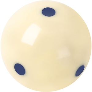 image:imageGSE Games amp Sports Expert Billiard Practice Training Cue Ball AAAGrade PRO Cup Standard Pool Billiard Cue Ball 6 oz 214 Several Colors Available6 Blue Dots
