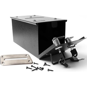 image:imageGSE Games amp Sports Expert CasinoHome Custom Poker Table Steel Rake Toke Drop Box with Money Bill Drop Slot or Acrylic Money Plunger PaddlePoker Table Toke Drop Box