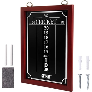 image:imageGSE Games amp Sports Expert Chalk Dart Scoreboard for Dart Board Cricket amp 01 Dart Games with Chalks and Chalk Wipe StandardLargeLarge
