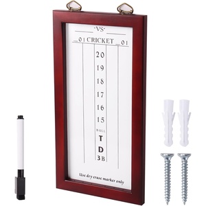 image:imageGSE Games amp Sports Expert DryErase Dart Scoreboard for Cricket and 01 Dart Games with Marker