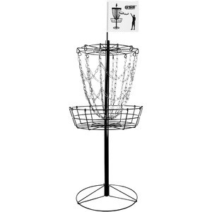 image:imageGSE Games amp Sports Expert PRO Portable Disc Golf Target Basket 12 Chains24 Chains Metal Flying Disc Golf Practice Goal Baskets for Outdoor Yard Backyard Park Training amp GamesBlack