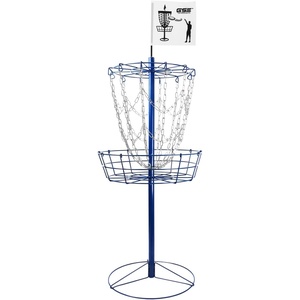 image:imageGSE Games amp Sports Expert PRO Portable Disc Golf Target Basket 12 Chains24 Chains Metal Flying Disc Golf Practice Goal Baskets for Outdoor Yard Backyard Park Training amp GamesBlue