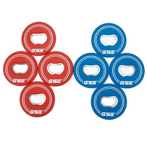 image:imageGSE Games amp Sports Expert Set of 8 Replacement Washers with Bottle Opener for Washer Toss Game American FlagRedBlue