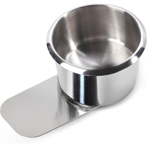 image:imageGSE Games amp Sports Expert Stainless Steel Cup Holder Dropin Cup Holder for Casino Poker Tables Work Desks Boats RVs Cards amp Trucks Slide UnderJumbo
