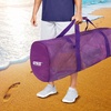 image:imageBlack HeavyDuty Large Mesh Sports Duffle Bag Dry Bag Diving Equipment Scuba Bag with Zipper Great for Gym Workout Sport Balls Storage Scuba Gear Snorkeling Water Sports and TravelPurple