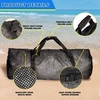 image:imageBlack HeavyDuty Large Mesh Sports Duffle Bag Dry Bag Diving Equipment Scuba Bag with Zipper Great for Gym Workout Sport Balls Storage Scuba Gear Snorkeling Water Sports and TravelBlack