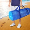 image:imageBlack HeavyDuty Large Mesh Sports Duffle Bag Dry Bag Diving Equipment Scuba Bag with Zipper Great for Gym Workout Sport Balls Storage Scuba Gear Snorkeling Water Sports and TravelBlue