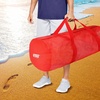 image:imageBlack HeavyDuty Large Mesh Sports Duffle Bag Dry Bag Diving Equipment Scuba Bag with Zipper Great for Gym Workout Sport Balls Storage Scuba Gear Snorkeling Water Sports and TravelRed