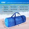 image:imageBlack HeavyDuty Large Mesh Sports Duffle Bag Dry Bag Diving Equipment Scuba Bag with Zipper Great for Gym Workout Sport Balls Storage Scuba Gear Snorkeling Water Sports and TravelBlue