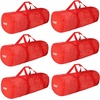 image:imageBlack HeavyDuty Large Mesh Sports Duffle Bag Dry Bag Diving Equipment Scuba Bag with Zipper Great for Gym Workout Sport Balls Storage Scuba Gear Snorkeling Water Sports and TravelRed