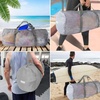 image:imageBlack HeavyDuty Large Mesh Sports Duffle Bag Dry Bag Diving Equipment Scuba Bag with Zipper Great for Gym Workout Sport Balls Storage Scuba Gear Snorkeling Water Sports and TravelGrey