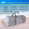 image:imageBlack HeavyDuty Large Mesh Sports Duffle Bag Dry Bag Diving Equipment Scuba Bag with Zipper Great for Gym Workout Sport Balls Storage Scuba Gear Snorkeling Water Sports and TravelGrey