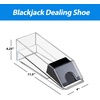 image:imageGSE Blackjack Game Combo Set with Blackjack Layout Felt 6Deck Automatic Card Shuffler 8Deck Dealer Shoe and Discard Holder Tray 5 of Cut Cards  Great for Family Casino Game Night6Deck Blackjack Set