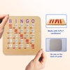 image:imageGSE Games amp Sports Expert 10Pack Reusable Shutter Bingo Cards 5Ply Stitched FingerTip Slide Bingo Game Cards with QuickClear Sliding Windows10Pack Cards