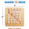 image:imageGSE Games amp Sports Expert 10Pack Reusable Shutter Bingo Cards 5Ply Stitched FingerTip Slide Bingo Game Cards with QuickClear Sliding Windows200Pack Cards