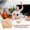 image:imageGSE Games amp Sports Expert 10Pack Reusable Shutter Bingo Cards 5Ply Stitched FingerTip Slide Bingo Game Cards with QuickClear Sliding Windows200Pack Cards