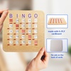image:imageGSE Games amp Sports Expert 10Pack Reusable Shutter Bingo Cards 5Ply Stitched FingerTip Slide Bingo Game Cards with QuickClear Sliding Windows200Pack Cards