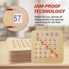 image:imageGSE Games amp Sports Expert 10Pack Reusable Shutter Bingo Cards 5Ply Stitched FingerTip Slide Bingo Game Cards with QuickClear Sliding Windows25Pack Cards