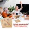 image:imageGSE Games amp Sports Expert 10Pack Reusable Shutter Bingo Cards 5Ply Stitched FingerTip Slide Bingo Game Cards with QuickClear Sliding Windows50Pack Cards