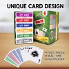 image:imageGSE Games amp Sports Expert 12Deck Nertz Card Game Standard Playing Cards Bulk with 12 Unique Colors Multiplayer Solitaire Cards Compatible with Poker Blackjack Rummy Go Fish Bridge6Deck