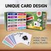 image:imageGSE Games amp Sports Expert 12Deck Nertz Card Game Standard Playing Cards Bulk with 12 Unique Colors Multiplayer Solitaire Cards Compatible with Poker Blackjack Rummy Go Fish Bridge12Deck
