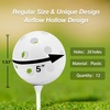 image:imageGSE Games amp Sports Expert 12Pack Practice Golf Balls 40mm Limited Flight Plastic Soft Golf Balls Airflow Hollow Training Golf Ball for Swing Practice Several Colors AvailableWhite