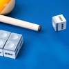 image:imageGSE Games amp Sports Expert 12Pack of BilliardPool Cue Chalks Billiard Pool Table Accessories for HomeTournament Use 6 Colors AvailableGray
