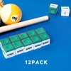 image:imageGSE Games amp Sports Expert 12Pack of BilliardPool Cue Chalks Billiard Pool Table Accessories for HomeTournament Use 6 Colors AvailableGreen