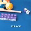 image:imageGSE Games amp Sports Expert 12Pack of BilliardPool Cue Chalks Billiard Pool Table Accessories for HomeTournament Use 6 Colors AvailablePurple