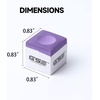 image:imageGSE Games amp Sports Expert 12Pack of BilliardPool Cue Chalks Billiard Pool Table Accessories for HomeTournament Use 6 Colors AvailablePurple
