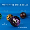 image:imageGSE Games amp Sports Expert 2 14Inch Professional Regulation Size Billiards Pool Balls Set Standard Set of 16 Pool Balls for Billiard Table Pool Table Accessories Several Colors AvailableBlack Marbelite Swirl Style Balls