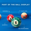 image:imageGSE Games amp Sports Expert 2 14Inch Professional Regulation Size Billiards Pool Balls Set Standard Set of 16 Pool Balls for Billiard Table Pool Table Accessories Several Colors AvailableMarble Style Balls