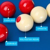 image:imageGSE Games amp Sports Expert 218 Regulation Size Bumper Pool Balls Standard Set of 10 Billiard Ball Set Bumper Pool Table Accessories