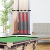 image:imageGSE Games amp Sports Expert 2Piece 6812 Billiard Pool Cue Rack Wall Mounted Holders Billiard Cue Sticks Wall Rack Set12 Cue  Black