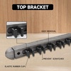 image:imageGSE Games amp Sports Expert 2Piece 6812 Billiard Pool Cue Rack Wall Mounted Holders Billiard Cue Sticks Wall Rack Set12 Cue  Brushed Grey