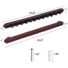 image:imageGSE Games amp Sports Expert 2Piece 6812 Billiard Pool Cue Rack Wall Mounted Holders Billiard Cue Sticks Wall Rack Set12 Cue  Mahogany