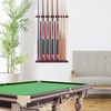 image:imageGSE Games amp Sports Expert 2Piece 6812 Billiard Pool Cue Rack Wall Mounted Holders Billiard Cue Sticks Wall Rack Set12 Cue  Mahogany