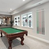 image:imageGSE Games amp Sports Expert 2Piece 6812 Billiard Pool Cue Rack Wall Mounted Holders Billiard Cue Sticks Wall Rack Set6 Cue  Acrylic