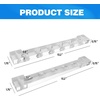 image:imageGSE Games amp Sports Expert 2Piece 6812 Billiard Pool Cue Rack Wall Mounted Holders Billiard Cue Sticks Wall Rack Set6 Cue  Acrylic