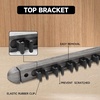image:imageGSE Games amp Sports Expert 2Piece 6812 Billiard Pool Cue Rack Wall Mounted Holders Billiard Cue Sticks Wall Rack Set6 Cue  Brushed Grey