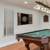 image:imageGSE Games amp Sports Expert 2Piece 6812 Billiard Pool Cue Rack Wall Mounted Holders Billiard Cue Sticks Wall Rack Set8 Cue  Acrylic
