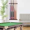 image:imageGSE Games amp Sports Expert 2Piece 6812 Billiard Pool Cue Rack Wall Mounted Holders Billiard Cue Sticks Wall Rack Set8 Cue  Mahogany