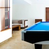 image:imageGSE Games amp Sports Expert 2Piece 6812 Billiard Pool Cue Rack Wall Mounted Holders Billiard Cue Sticks Wall Rack Set8 Cue  Oak