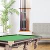 image:imageGSE Games amp Sports Expert 2Piece 6812 Billiard Pool Cue Rack Wall Mounted Holders Billiard Cue Sticks Wall Rack Set8 Cue  Oak