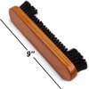image:imageGSE Games amp Sports Expert 2Piece Solid Wood Billiard Pool Table Brush and Rail Brush Set Billiards Pool Table Cleaning ToolsOak